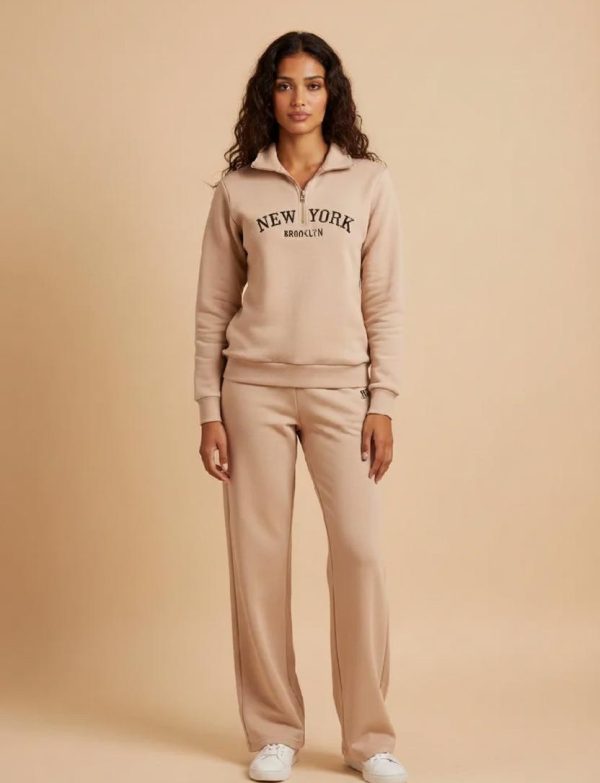 Ensemble 2 pièces pour préados, sweat-shirt col montant…